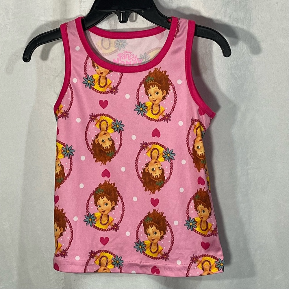 Disney Fancy Nancy Sleeveless Shirt‎ Flame Resistant Size 3T